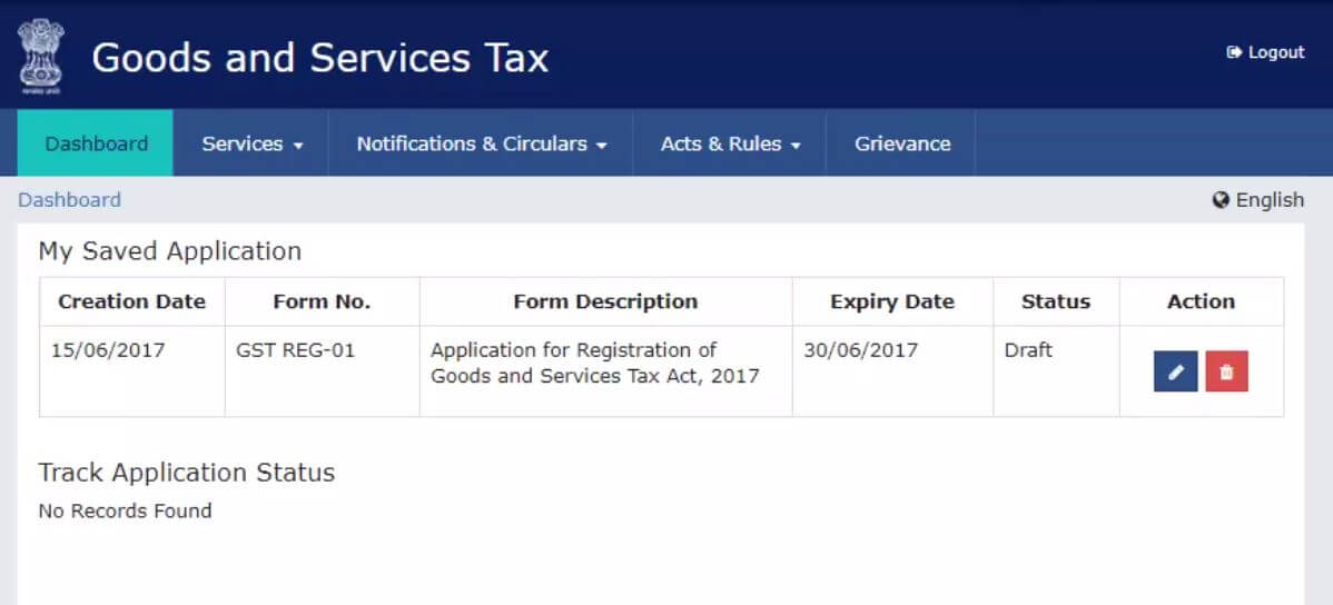 GST registration steps