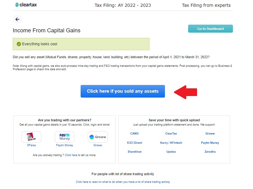 Capital Gains Tax Filing Simplified for Users Trading on Axis Direct